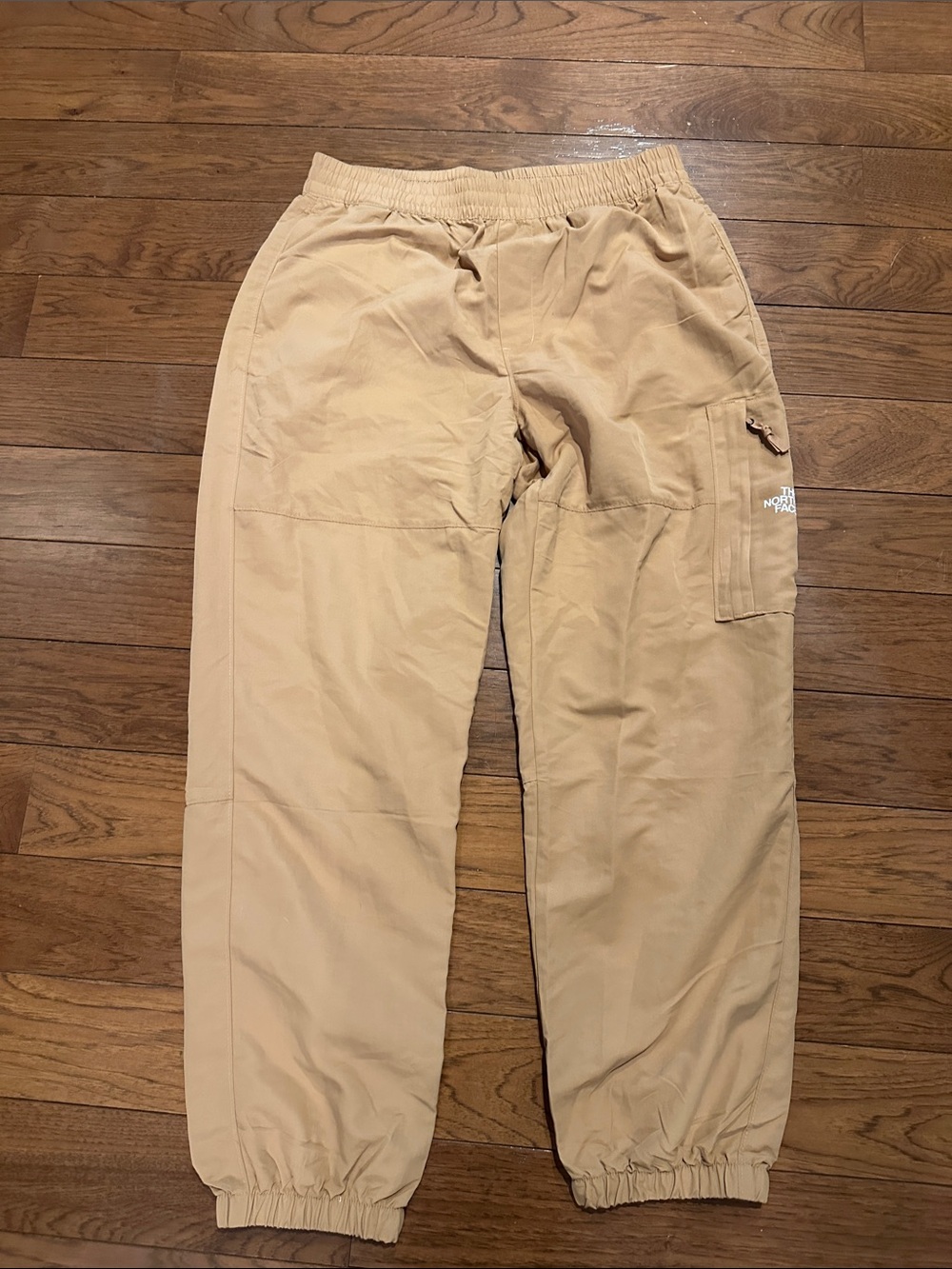 The North Face Men's Khaki Elastic-Cuff Cargo Joggers